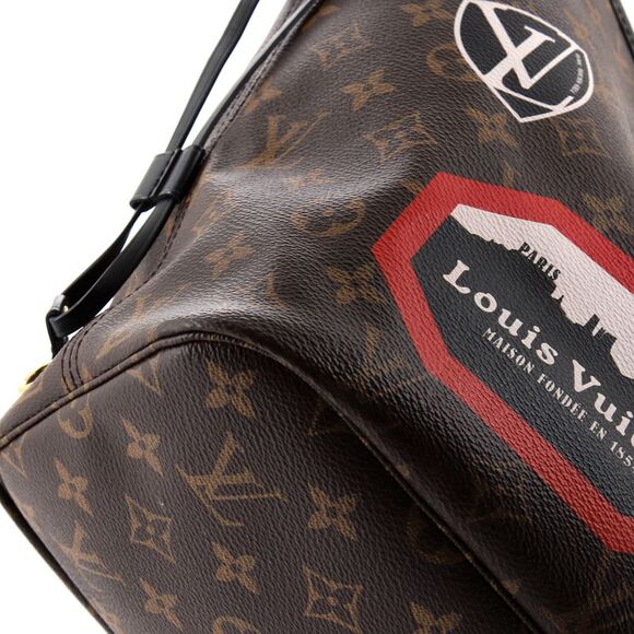 Louis Vuitton Neverfull NM Tote Limited Edition World Tour Monogram Canvas MM - Picture 7 of 10